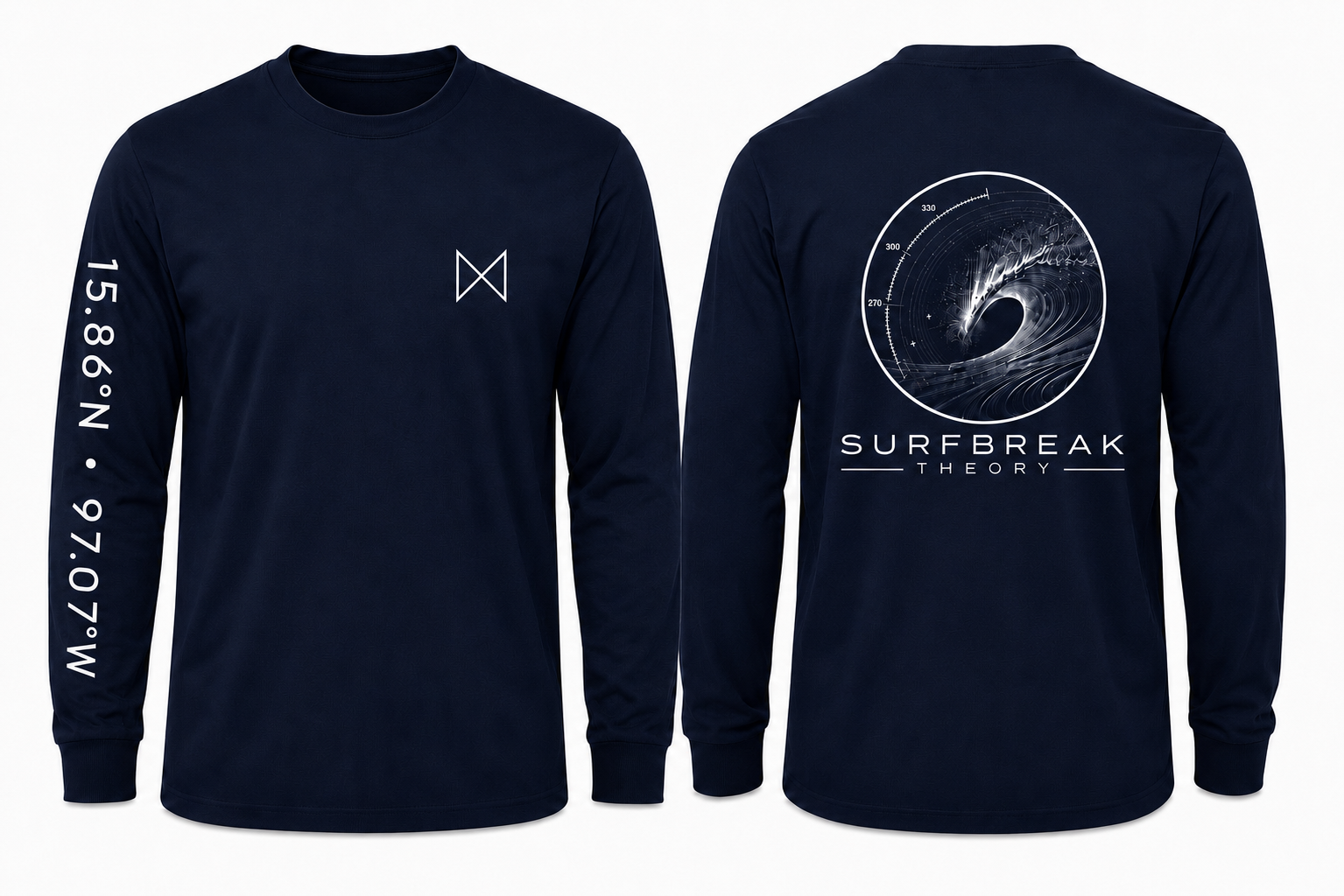 Puerto Escondido Navy/White