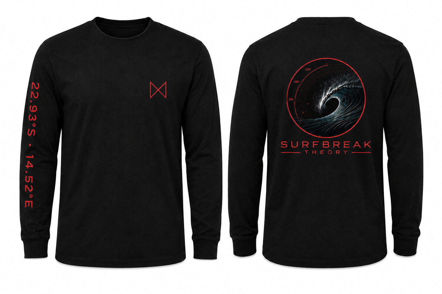Skeleton Bay Black/Red