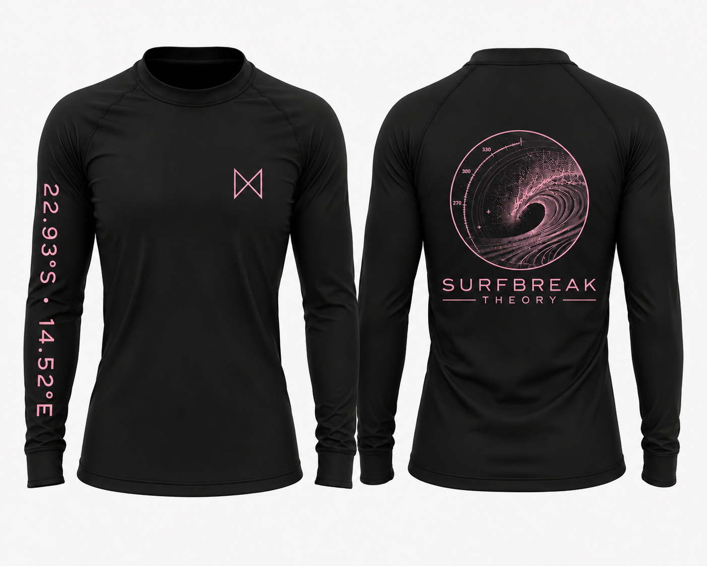 Skeleton Bay Black/Pink