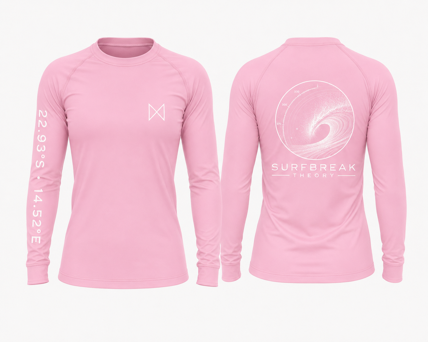 Skeleton Bay Pink/White